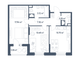 Продажа 2-комнатной квартиры 60,4 м², 11/25 этаж