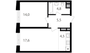 Продажа 1-комнатной квартиры 46,4 м², 5/18 этаж