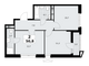 Продажа квартиры со свободной планировкой 50,8 м², 9/16 этаж