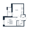 Продажа 1-комнатной квартиры 35 м², 6/12 этаж