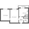 Продажа 2-комнатной квартиры 42 м², 24/25 этаж