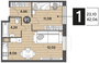 Продажа 1-комнатной квартиры 42,1 м², 4/10 этаж