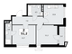 Продажа квартиры со свободной планировкой 51,2 м², 5/16 этаж