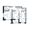 Продажа 2-комнатной квартиры 52,4 м², 12/12 этаж