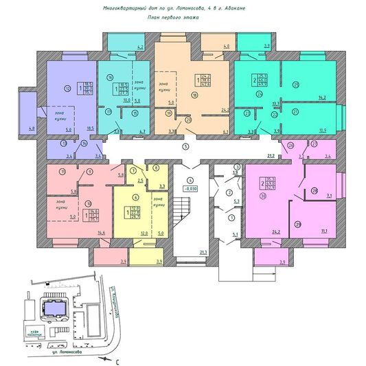 Продажа 1-комнатной квартиры 42,6 м², 1/3 этаж