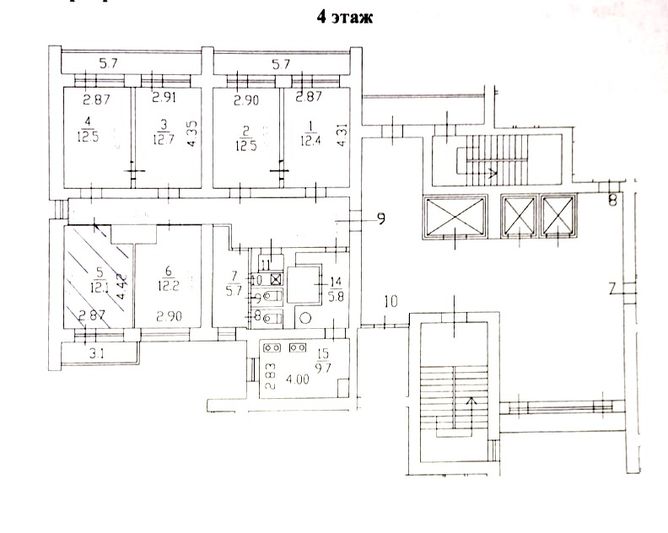 Продажа 1 комнаты, 12,1 м², 4/15 этаж