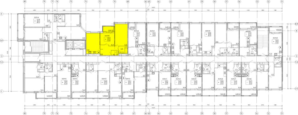 Продажа 2-комнатной квартиры 62,1 м², 8/12 этаж