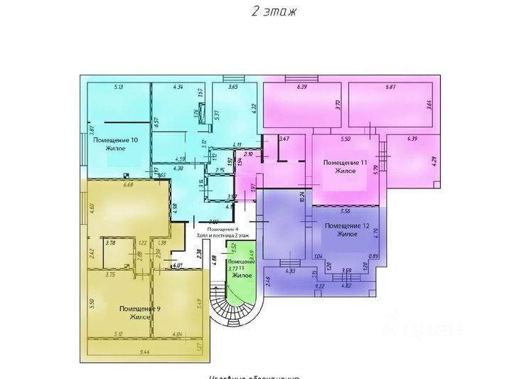 Продажа 3-комнатной квартиры 97 м², 2/3 этаж