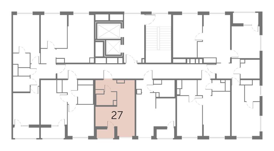 Продажа квартиры-студии 25,3 м², 5/10 этаж