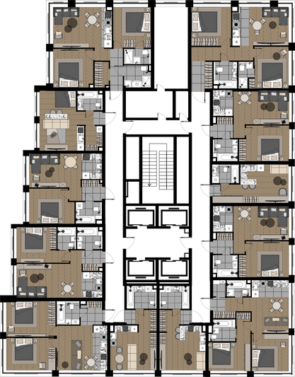 Продажа 3-комнатной квартиры 50,8 м², 3/25 этаж