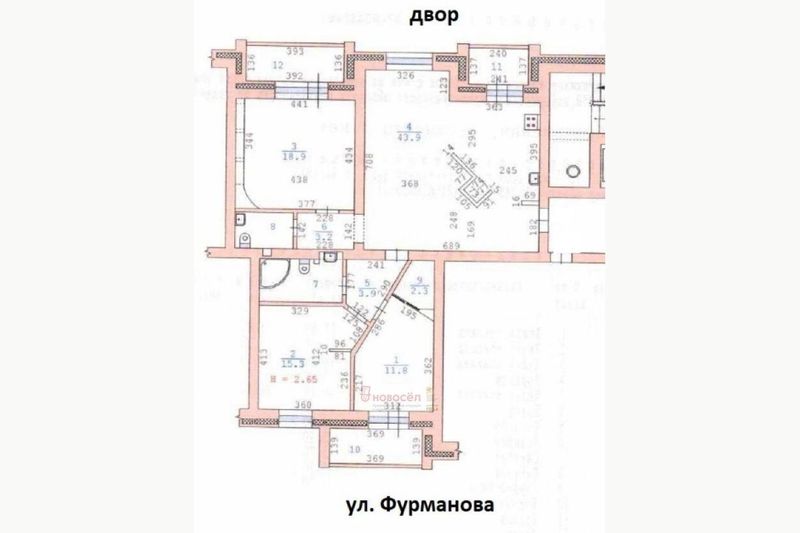 Продажа 4-комнатной квартиры 108 м², 5/7 этаж