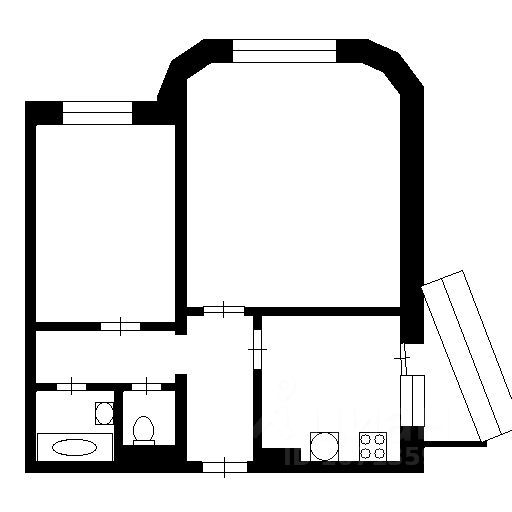 Продажа 2-комнатной квартиры 54 м², 6/9 этаж