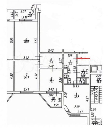 Продажа 3-комнатной квартиры 80,4 м², 9/22 этаж