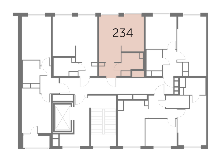 Продажа квартиры-студии 25,7 м², 3/10 этаж