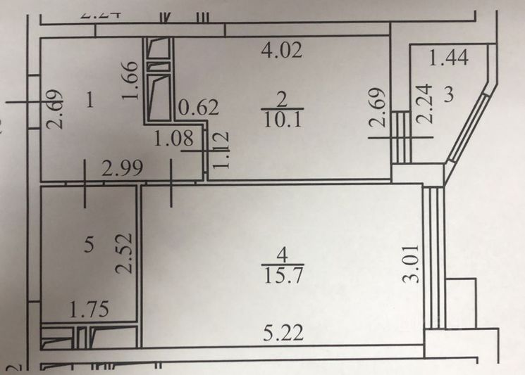 Продажа 1-комнатной квартиры 37,8 м², 3/24 этаж