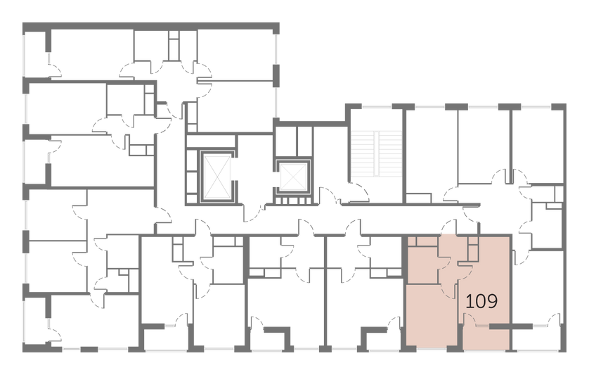 Продажа 1-комнатной квартиры 33,7 м², 8/10 этаж