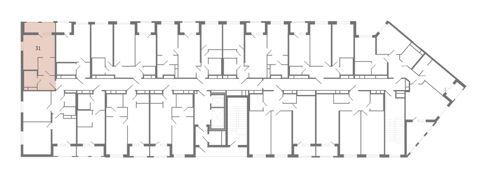 Продажа квартиры-студии 33,2 м², 4/12 этаж