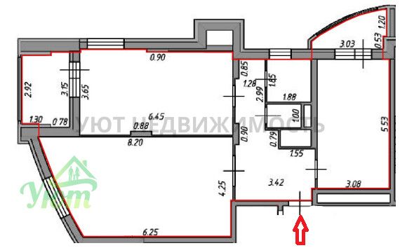 Продажа 2-комнатной квартиры 88,4 м², 5/18 этаж