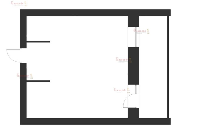 Продажа 1 комнаты, 16,4 м², 2/4 этаж