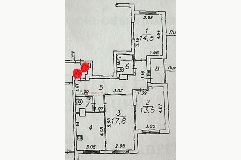 Продажа 3-комнатной квартиры 81 м², 11/22 этаж