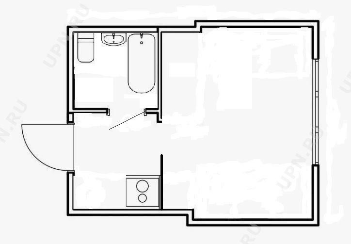 Продажа 1-комнатной квартиры 16 м², 1/3 этаж