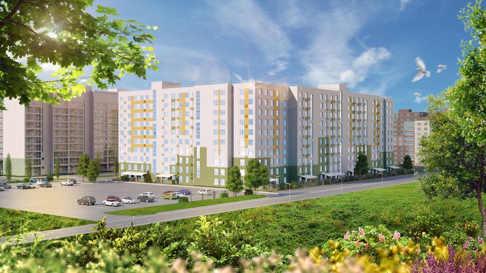 Продажа 1-комнатной квартиры 40,2 м², 8/11 этаж