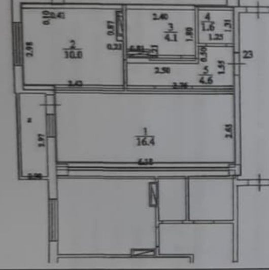 Продажа 1-комнатной квартиры 36,7 м², 5/9 этаж