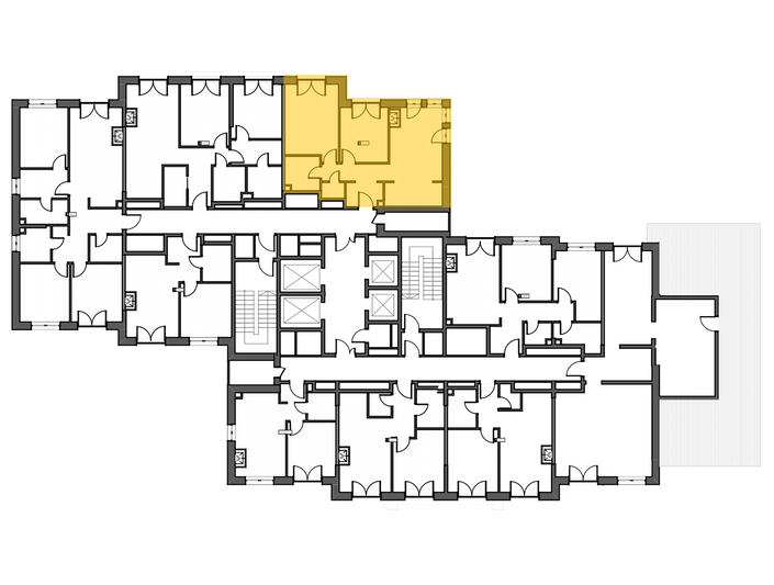 Продажа 2-комнатной квартиры 66,7 м², 26/28 этаж