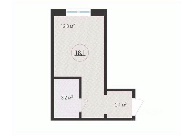 Продажа 1-комнатной квартиры 17,7 м², 5/10 этаж