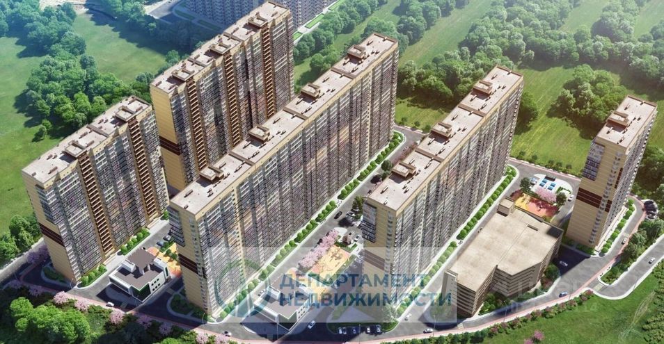 Продажа 1-комнатной квартиры 35,1 м², 12/25 этаж