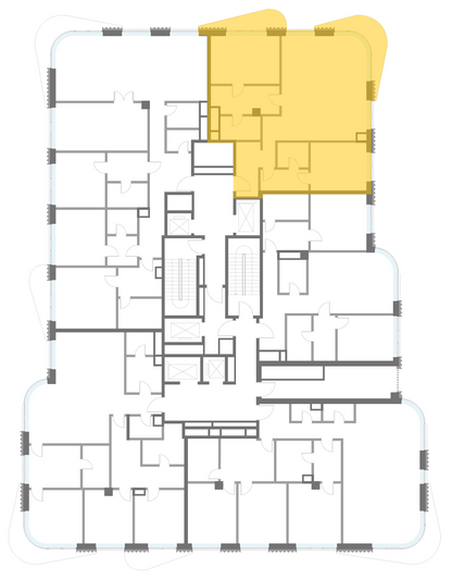 Продажа 2-комнатной квартиры 123,9 м², 9/14 этаж