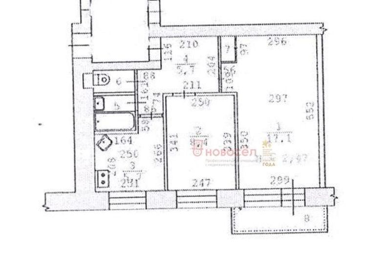 Продажа 2-комнатной квартиры 41 м², 4/5 этаж
