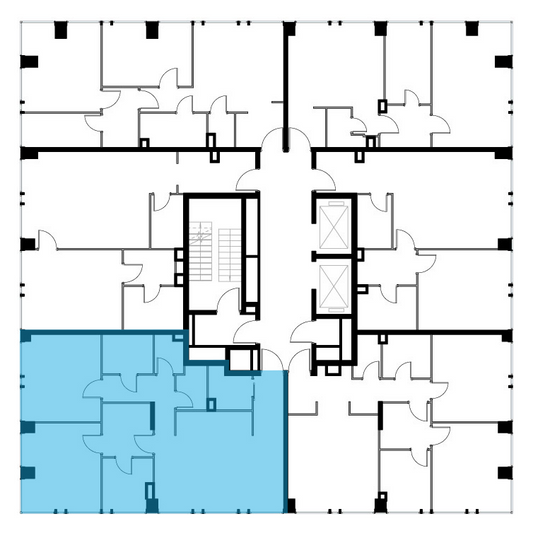 Продажа 3-комнатной квартиры 101,4 м², 2/21 этаж