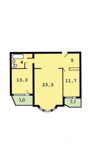 Продажа 3-комнатной квартиры 76,2 м², 6/16 этаж