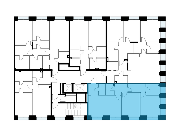 Продажа 3-комнатной квартиры 95 м², 2/7 этаж