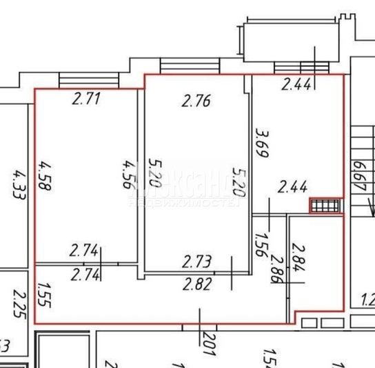 Продажа 2-комнатной квартиры 50 м², 5/8 этаж