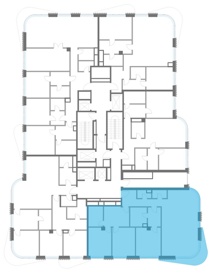 Продажа 3-комнатной квартиры 160,4 м², 9/14 этаж