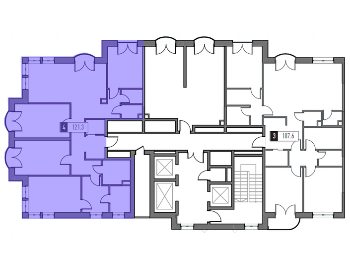 Продажа 4-комнатной квартиры 124,1 м², 16/27 этаж