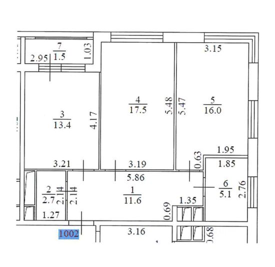 Продажа 2-комнатной квартиры 67,8 м², 12/27 этаж