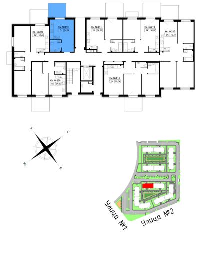 Продажа квартиры-студии 27,2 м², 1/5 этаж