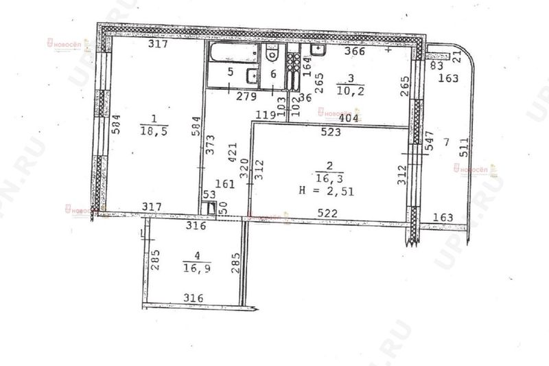 Продажа 2-комнатной квартиры 65 м², 2/12 этаж