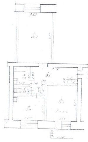 Продажа 2-комнатной квартиры 58,5 м², 2/4 этаж