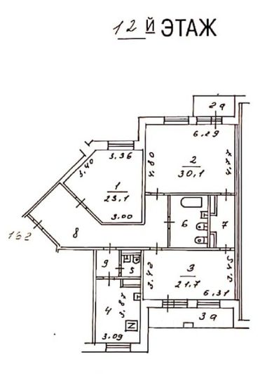 Продажа 3-комнатной квартиры 132,5 м², 12/16 этаж