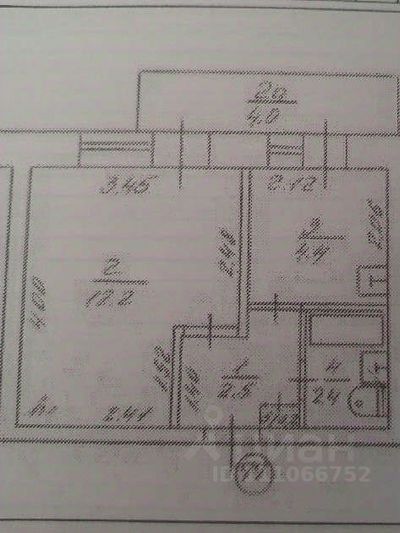 Продажа 1-комнатной квартиры 22,9 м², 5/5 этаж