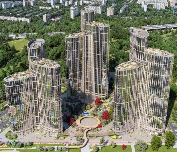 Продажа квартиры со свободной планировкой 41,7 м², 9/39 этаж