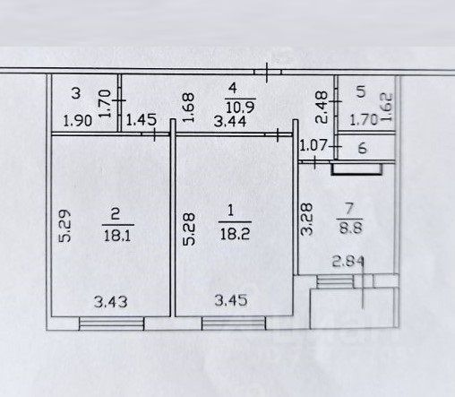 Продажа 2-комнатной квартиры 63 м², 10/13 этаж