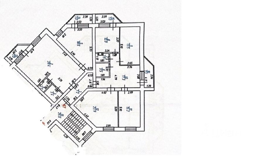 Продажа 4-комнатной квартиры 156,4 м², 2/5 этаж