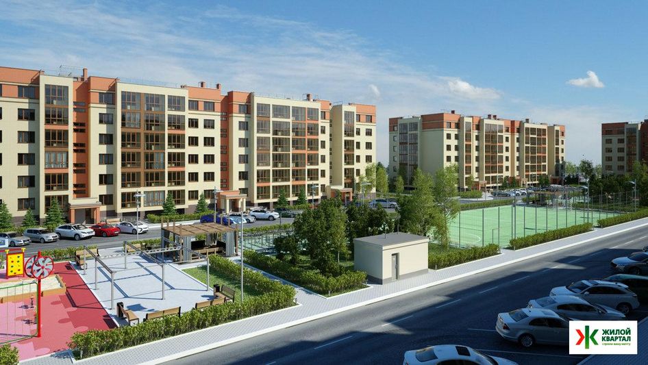 Продажа 1-комнатной квартиры 43,9 м², 3/6 этаж