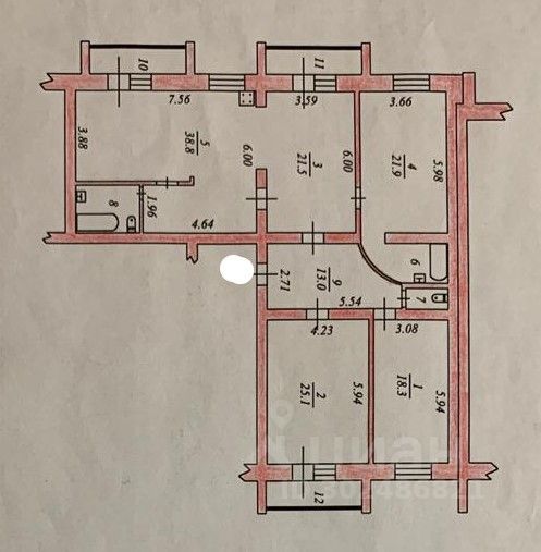 Продажа 4-комнатной квартиры 150,6 м², 4/6 этаж