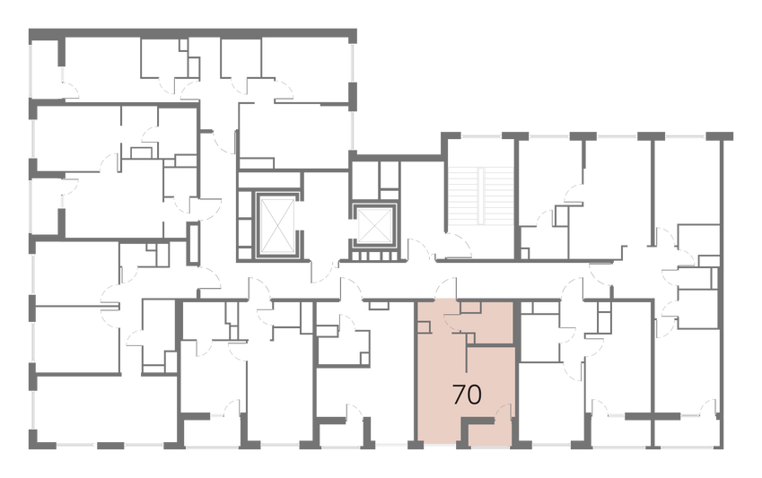 Продажа квартиры-студии 25,4 м², 3/10 этаж